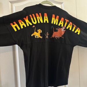 Disney LION KING Hakuna Matata Spirit Jersey (like new)